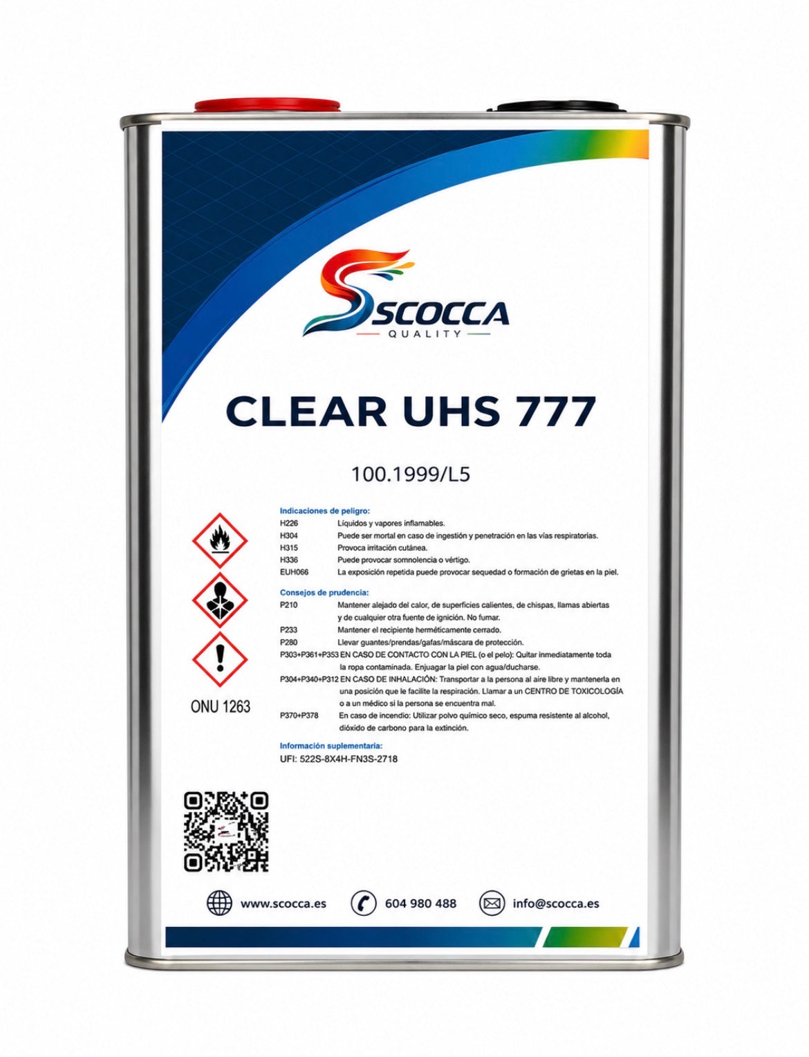 Barniz UHS 777 Scocca Alto Brillo 5L