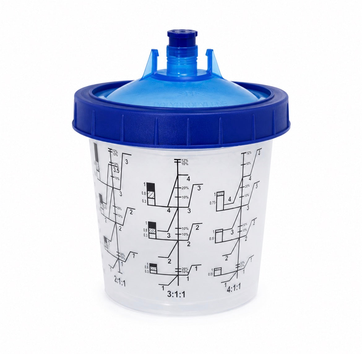Sistema de Vasos para Mezcla de Pintura 650ml (Pack 125)
