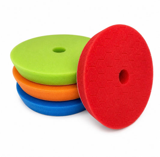 Esponja de Pulido Roja Hexagonal 150mm