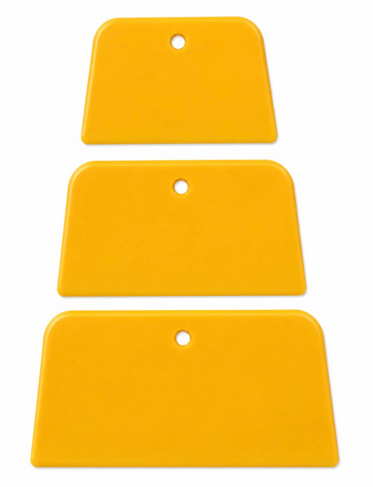 Juego de Espátulas Flexibles para Vinilo, Masilla y Carrocería (3u)